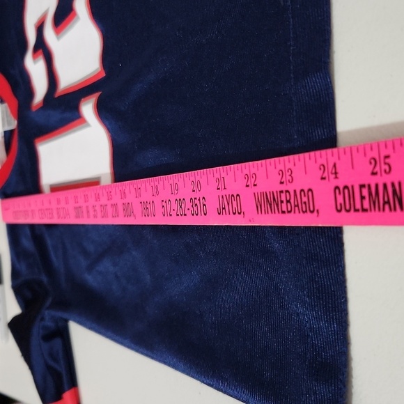 NFL Jersey Team Apparel New England Patriots Tom Brady Youth XL #12 HAS FLAWS - Picture 9 of 11
